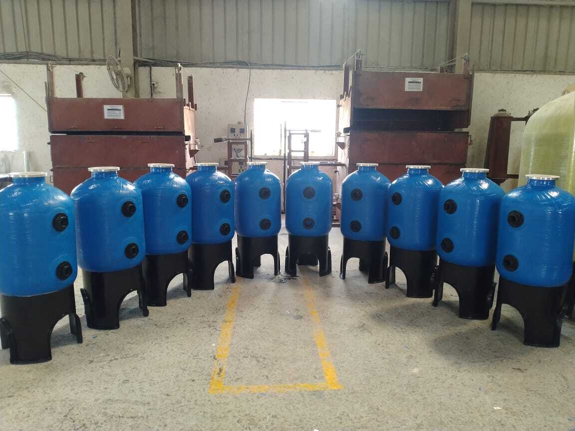 Drip Irrigation Sand Media Filter - Color: Blue & Black