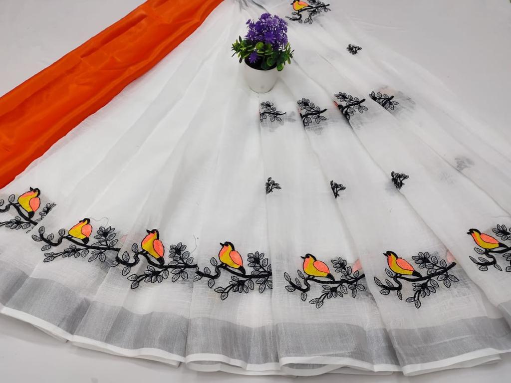 Indian Semi Lelan Saree