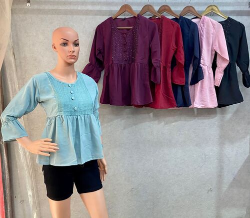 Western Tops - Imported Fabric Adults Regular Size | Casual Style, Full Sleeves, Customizable Logo, Breathable and Washable