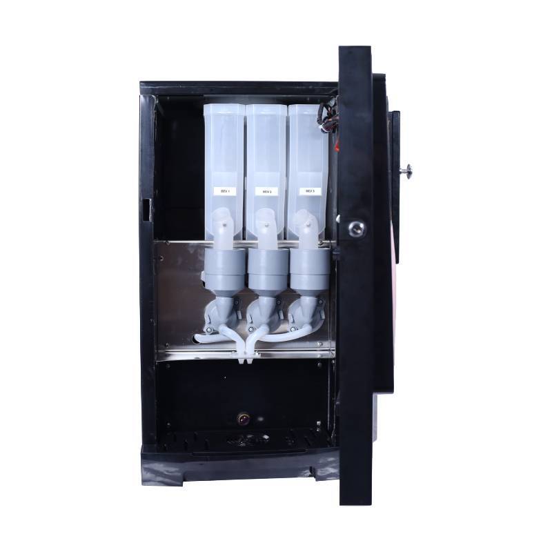 Atlantis Neo 3 Lane Instant Tea & Coffee Vending Machine - Gi Body, 695x390x535 Mm | 3 Premix Canisters, Ss 304 Hot Tank, 1500/2000 W Power