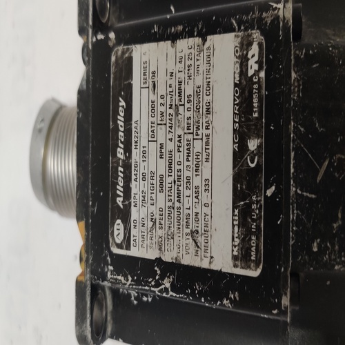 Electric Panel Allen Bradley Mpl-a420p-hk22aa Servo Motor