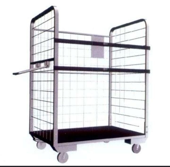 Material Movement Trolley - Composite Material, Height Adjustable | Heat And Weather Resistant, Smooth Finish, Industrial Quality