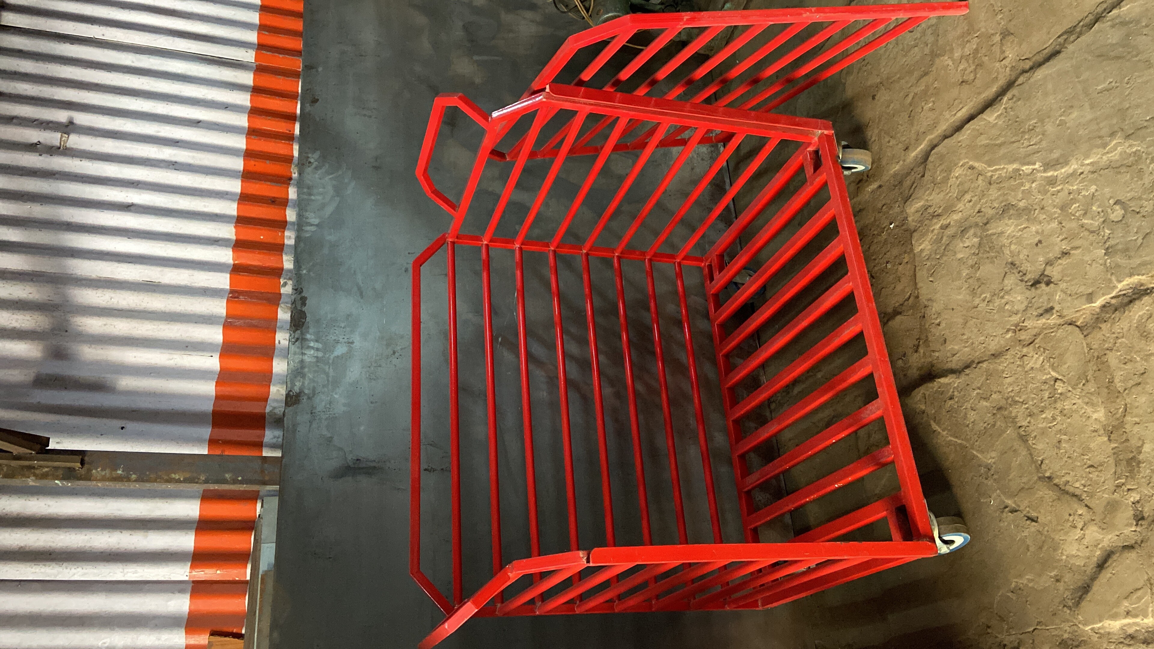 Material Movement Trolley - Composite Material, Height Adjustable | Heat And Weather Resistant, Smooth Finish, Industrial Quality