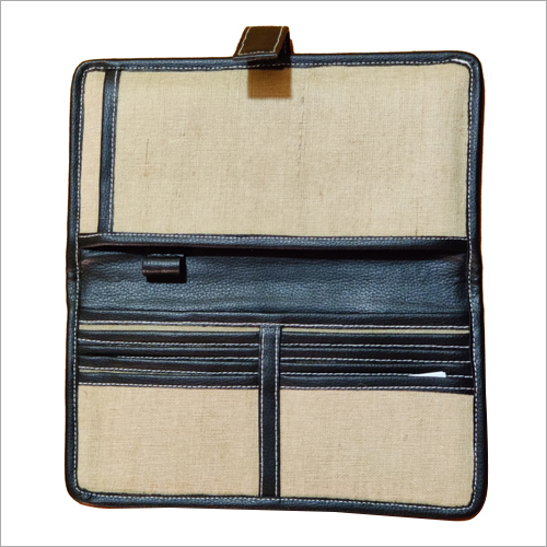 Jute Document Folder - Water-resistant & Tear-resistant Design | Durable Stitching, Ample Organized Space For Documents