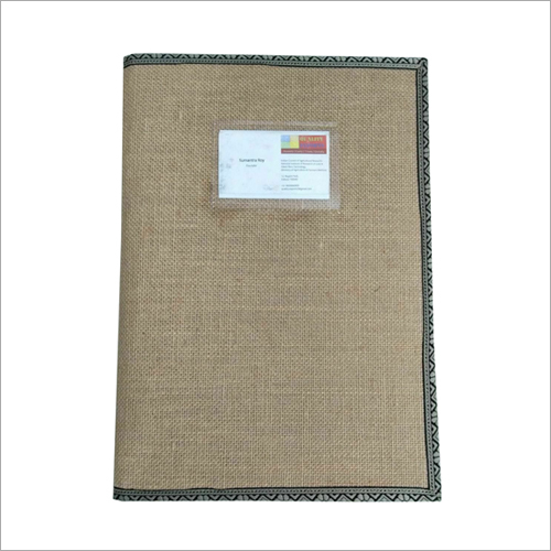 Jute File Folder - Premium Quality Jute, Spacious Design, Customizable Colors & Logos | Ideal for Document Storage, Advertising, Gifts & Promotions