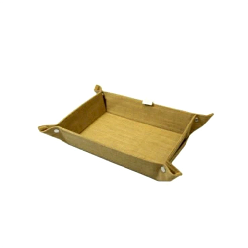 Eco-Friendly Jute Tray - Stylish and Elegant Design | Perfect for Gifting on Weddings, Diwali, New Year, and More