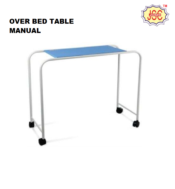 Over Bed Table Raw Material: Metal