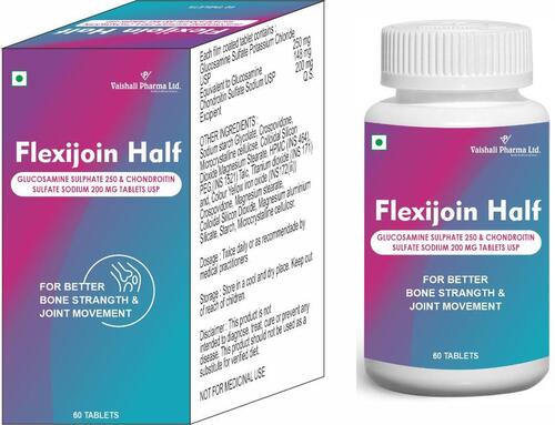 ग्लूकोसामाइन सल्फेट फ्लेक्सिजॉइन हाफ डोज़ फॉर्म: टैबलेट