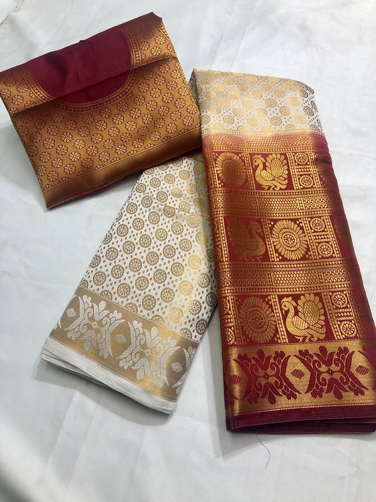 Naylon Silk Saree - Extra Ordinary Jari Work, Rich Pallu & Fancy Broket Blouse | Breathable, All Season, Customized Logo
