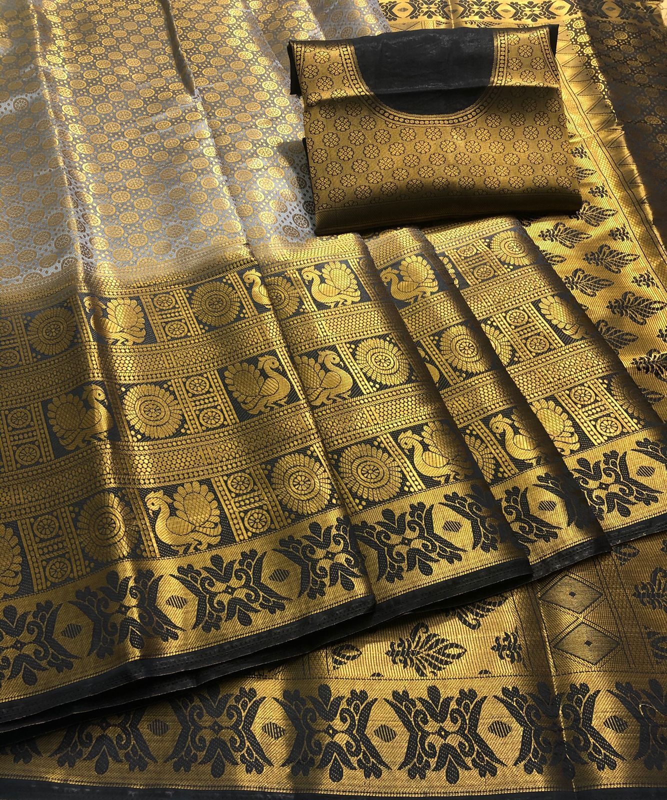 Naylon Silk Saree - Extra Ordinary Jari Work, Rich Pallu & Fancy Broket Blouse | Breathable, All Season, Customized Logo