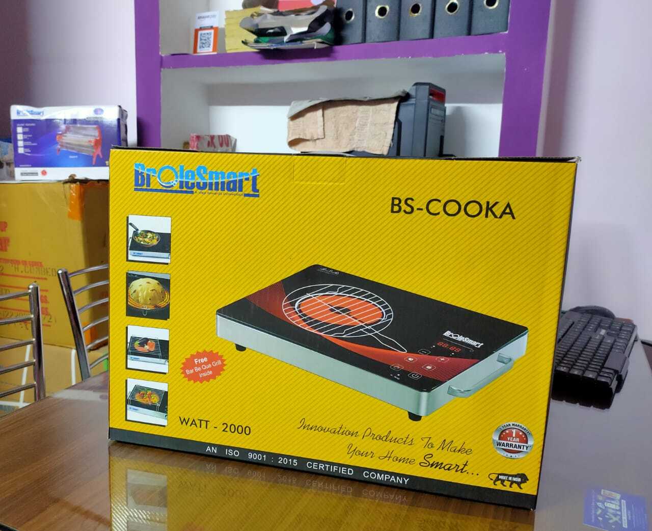 Infrared Cooker - Ac230v, 50hz, 2000w | Durable Infrared Material, Energy Efficient Power Supply