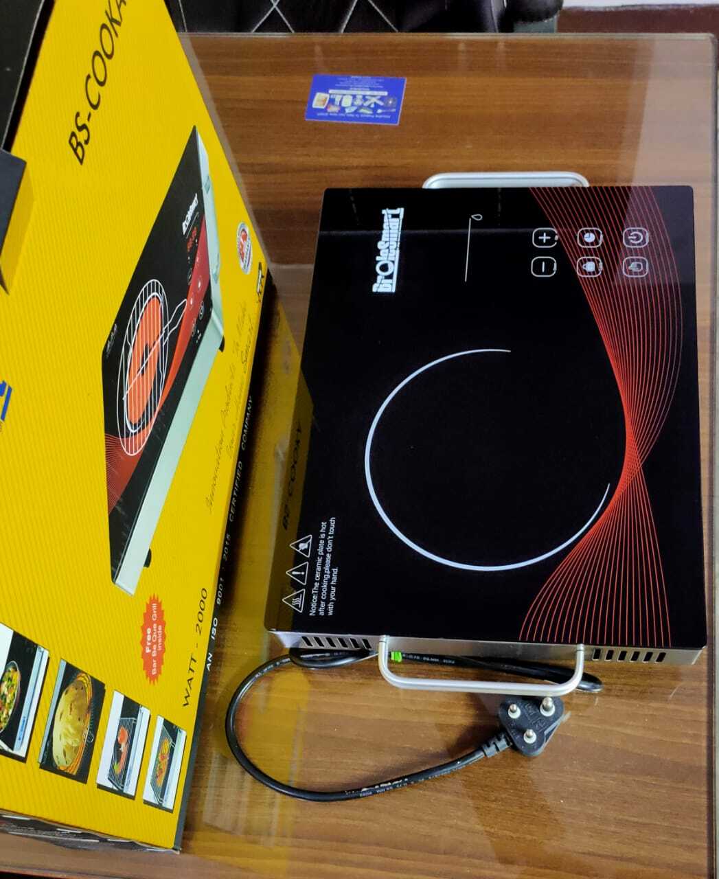 Infrared Cooker - Ac230v, 50hz, 2000w | Durable Infrared Material, Energy Efficient Power Supply