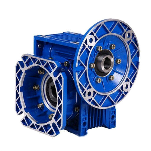 ब्लू हॉलो शाफ्ट वर्म गियर बॉक्स