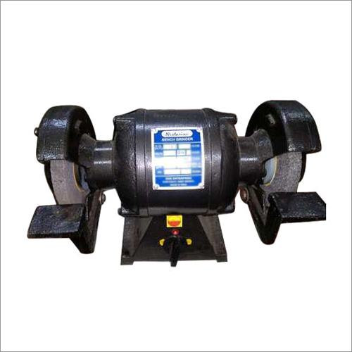 ब्लैक इलेक्ट्रिक बेंच ग्राइंडर