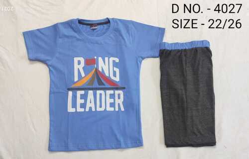 Printed T-shirt and Shorts for boys