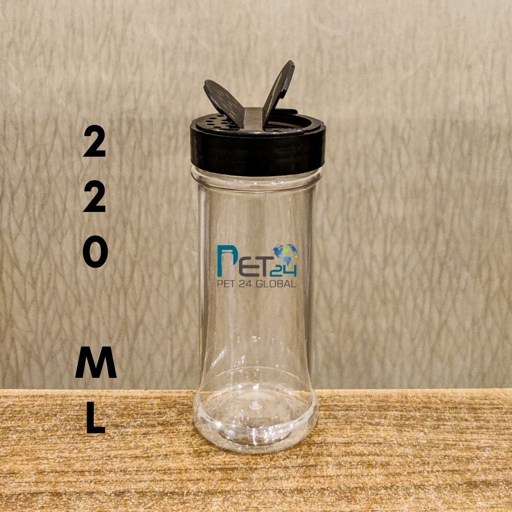 Spice Pet Jars - Pet Material, 100 Ml - 1 Ltr Size, Transparent Color | Rigid Structure, Ideal For Spices And Culinary Ingredients
