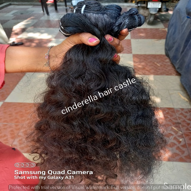 Natural Brown Wholesale Cheap Indian Curly Virgin Human Hair Seller