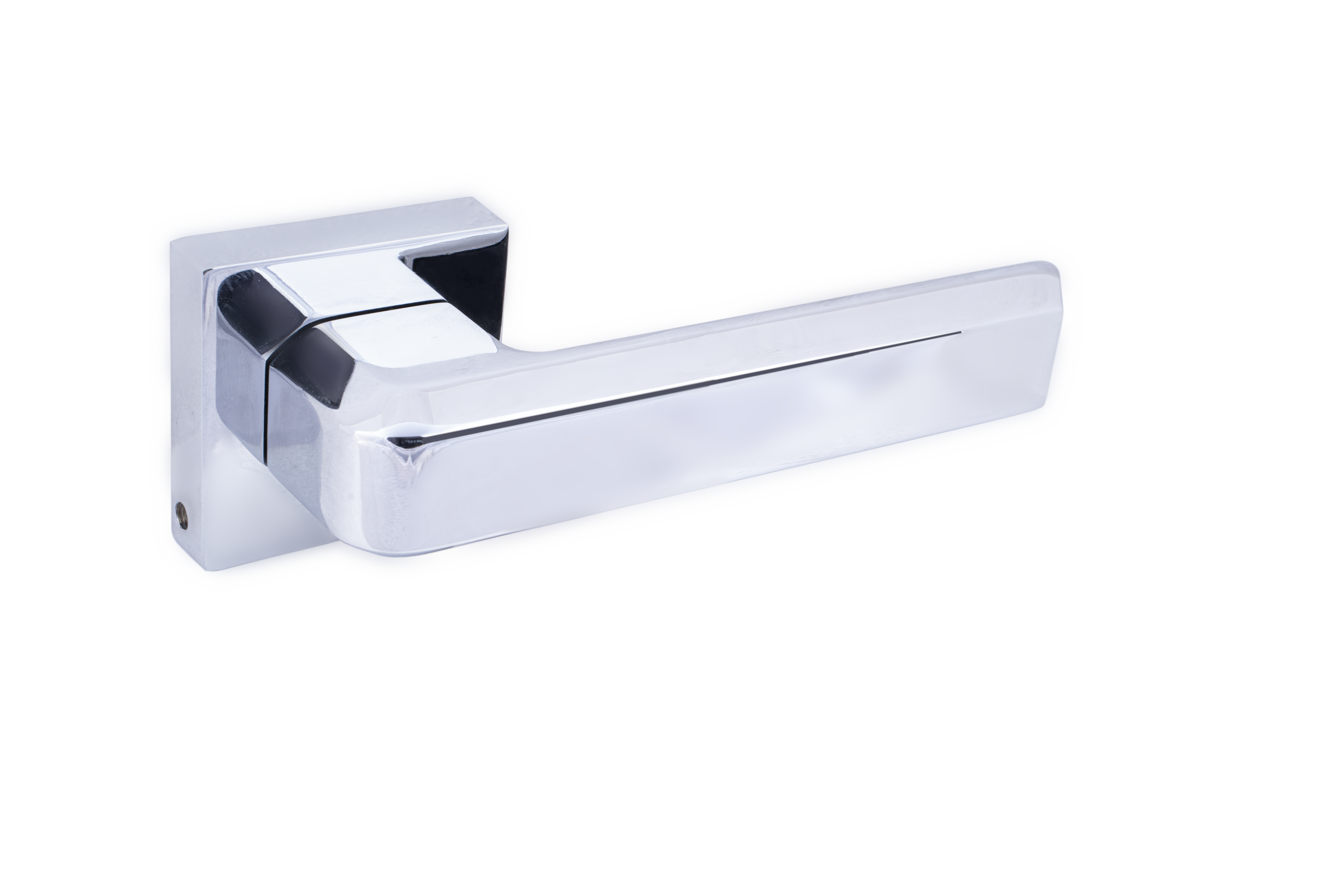 Chrome & Satin & Antique & Black Brik Handle Lock