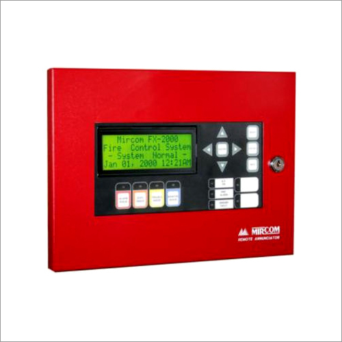 Fire Alarm Control Panel - Metal, Red | Industrial Fire Safety Solution with Warranty