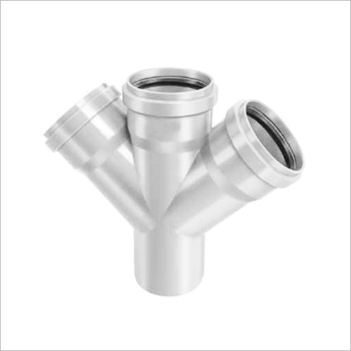 SWR Double Y - Other Material, 75 Millimeter Thickness, Round Section Shape | White Color, Varnished Surface Finish