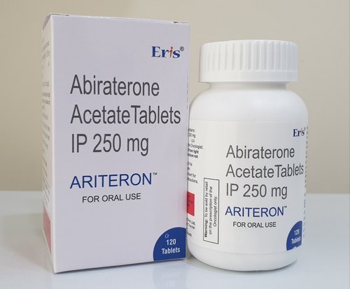 Abiraterone Tablets - 250mg | Cancer Treatment For Prostate, Oral Dosage, Combination Therapy, 120 Tablets Per Pack, Manufacturer: Cipla