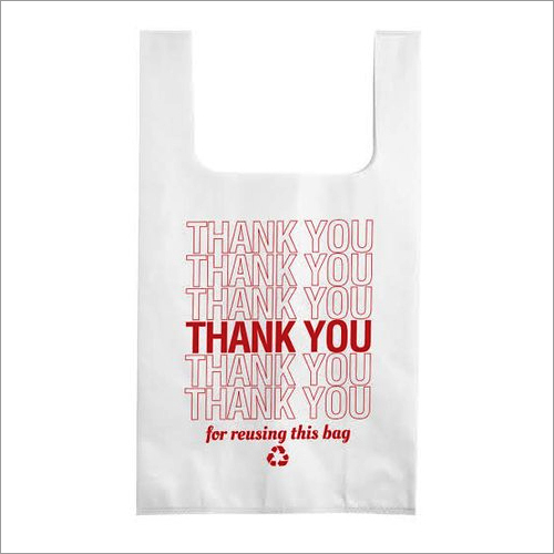 हैंडल नॉन वोवन थैंक यू बैग के साथ