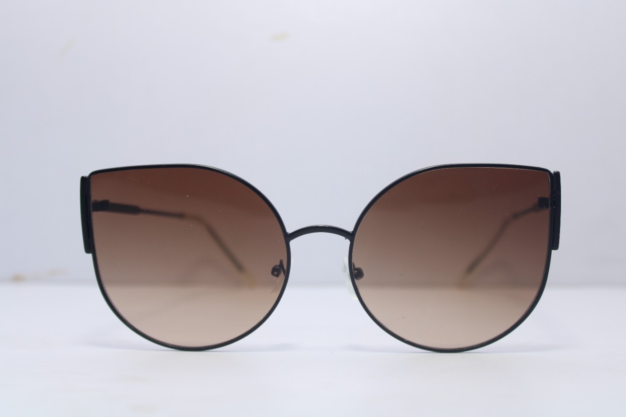 Stylish Fashion Sunglasses - Aluminium Frame, Black Color, Glass Lenses | Eco-friendly Unisex Shades With Warranty, Enhance Your Looks