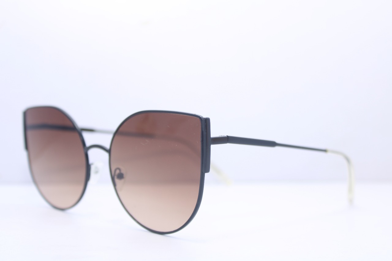 Stylish Fashion Sunglasses - Aluminium Frame, Black Color, Glass Lenses | Eco-friendly Unisex Shades With Warranty, Enhance Your Looks