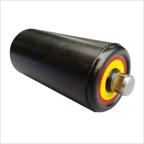 HDPE Conveyor Roller - Steel and HDPE, 400-600 mm Length, Black Coated Finish, Low Maintenance, Customizable Design, Excellent Impact Resistance