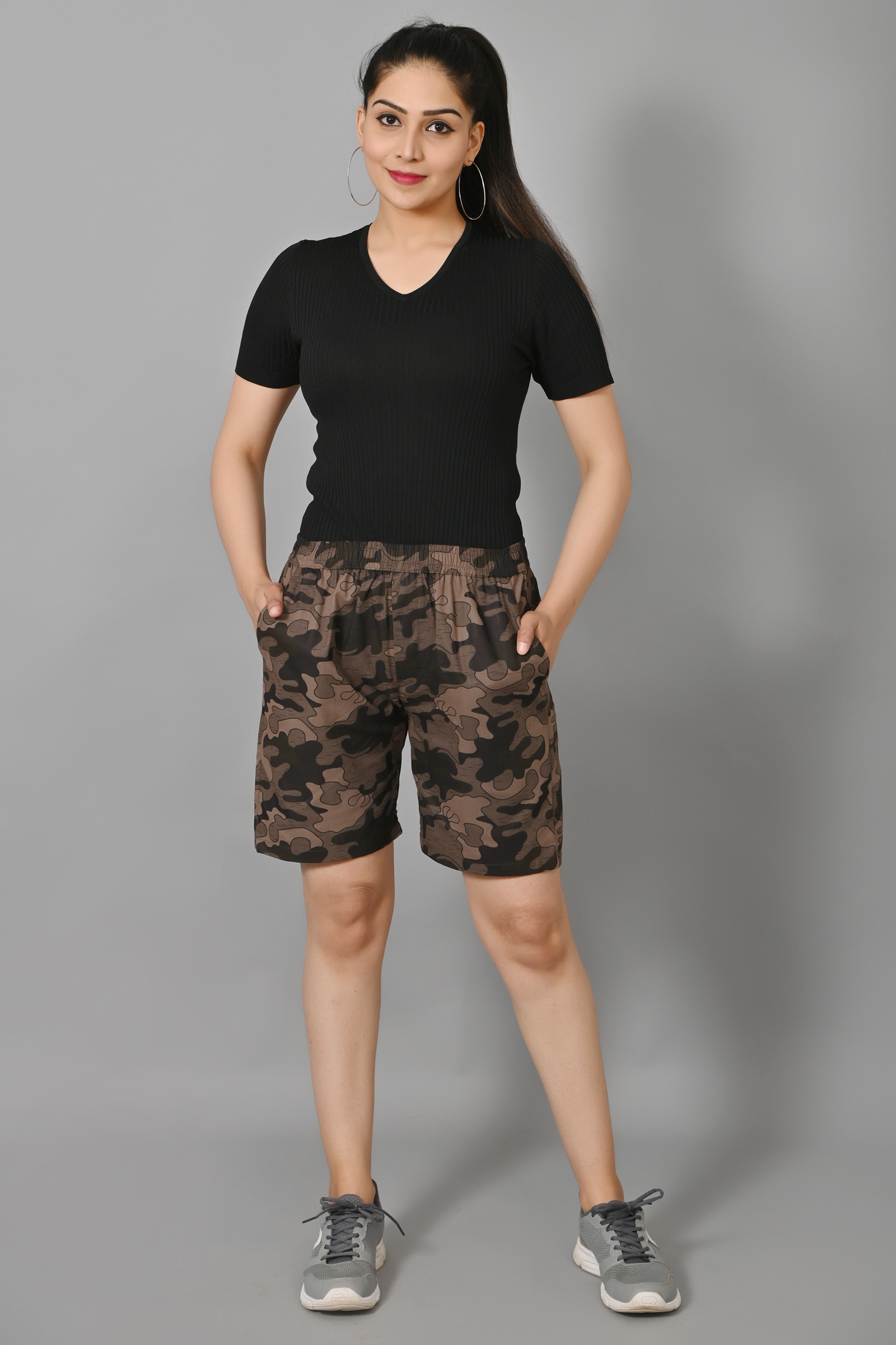 Women Army Short