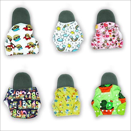 Little Monkeys Baby Pocket Cloth Diapers - Fabric, Different Available Colors | Quality Tested for Skin-Friendliness and Odor Prevention