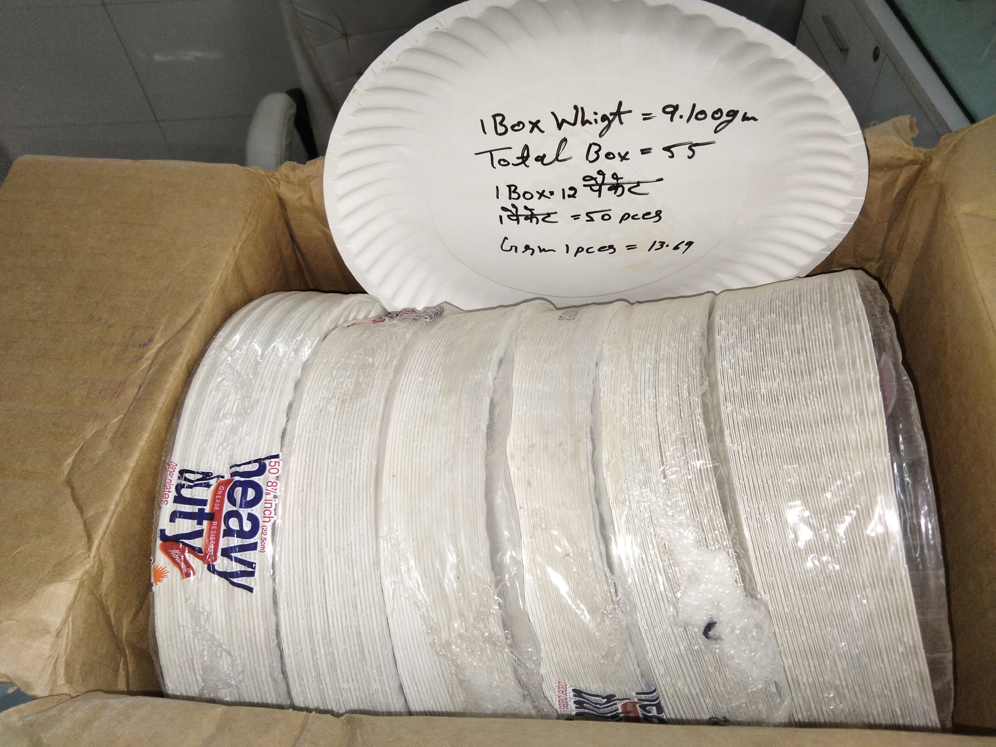 White Disposable Plate