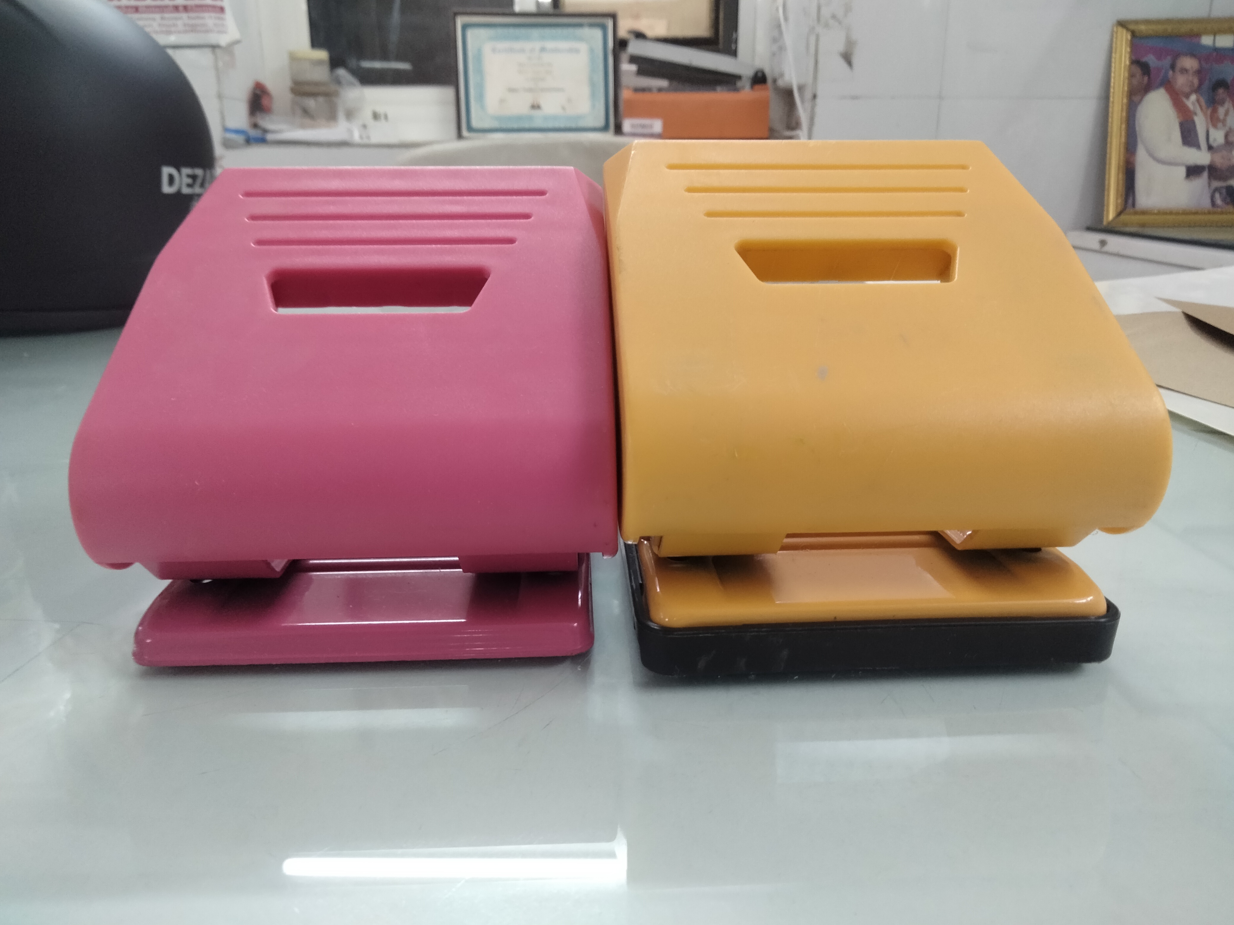 Punching Machine - Metal And Plastic Design, Durable Construction For Office, School, And College Use, High-quality Performance