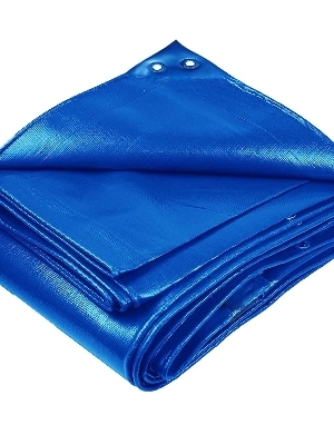 ब्लू एचडीपीई तिरपाल रोल