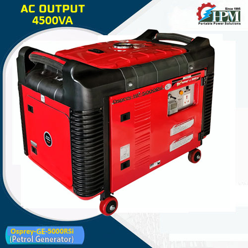 Petrol Generator 5 Kva Model Osprey Ge-5000rsi Recoil And Self Start