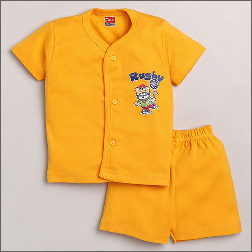 Washable Kids Hs Fo Kids T-shirt And Half Pant
