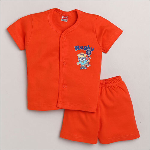 Washable Kids Hs Fo Kids T-shirt And Half Pant