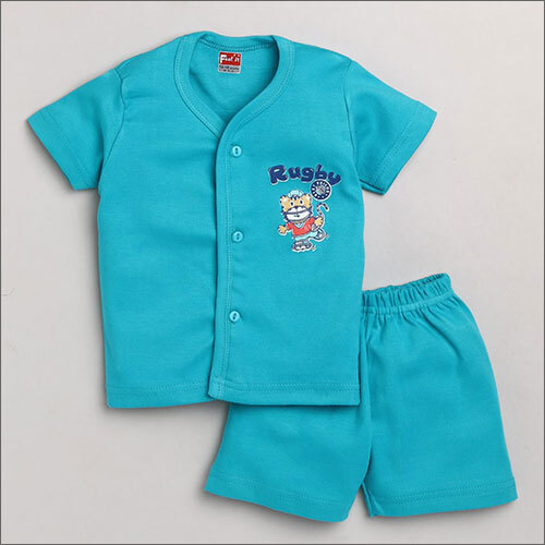 Washable Kids Hs Fo Kids T-shirt And Half Pant