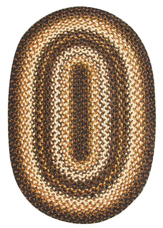 Abstract Modern Design 100% Braided Cotton Carpets Back Material: Woven Back