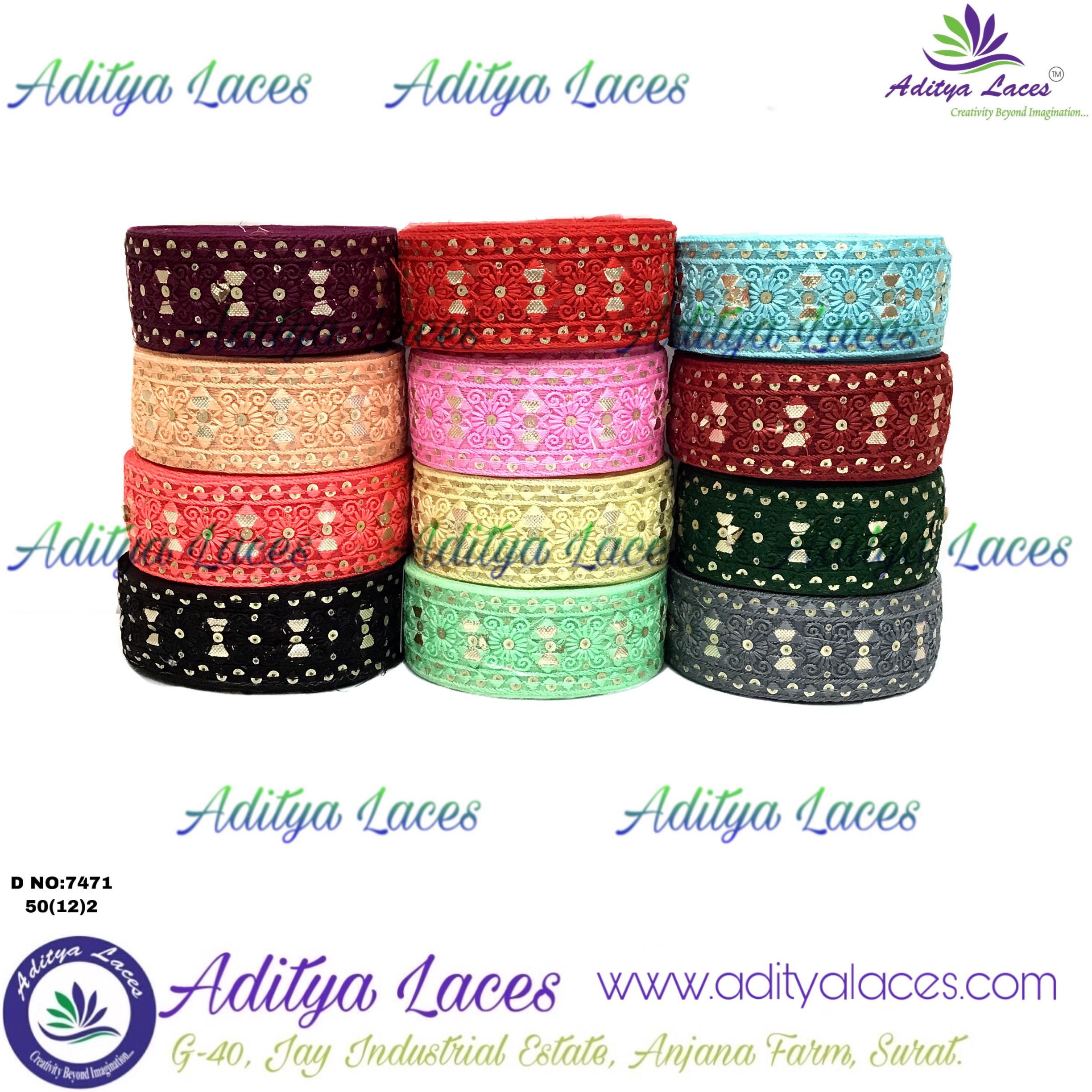 Tissue Lace - Color: Red