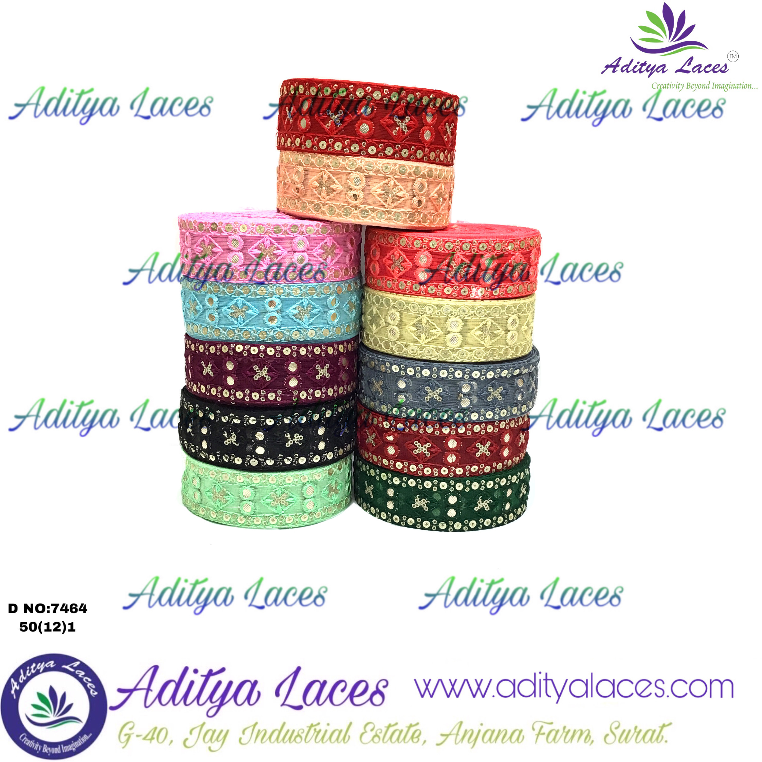 Tissue Lace - Color: Red