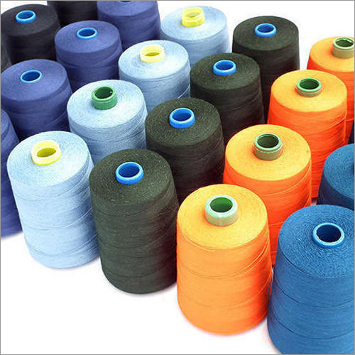 Orange Spun Polyester Threads