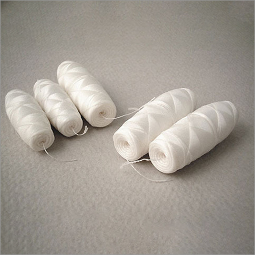 White Polyester Cocoon Bobbin Thread