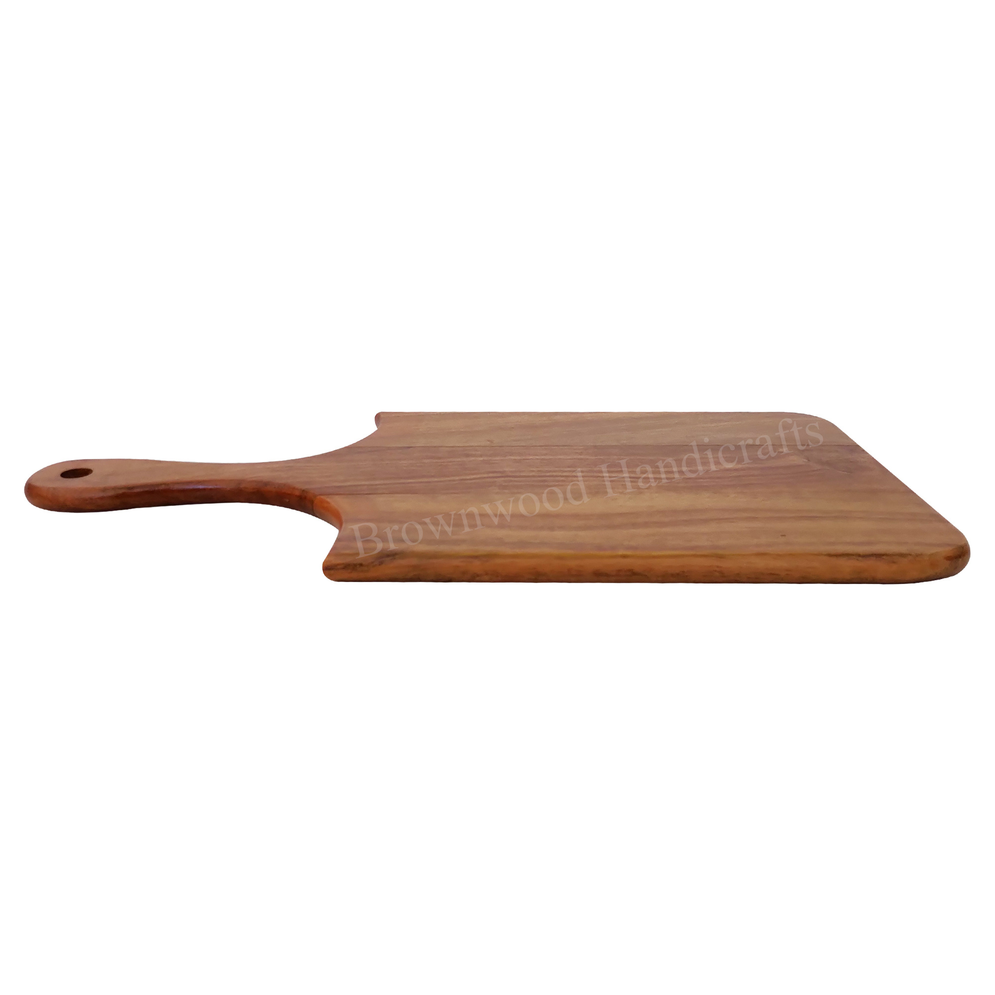 Acacia Wood Chopping Board With Handle Natural Acacia Wood Size: 17.5 X 8.5 Inch (18 Mm)