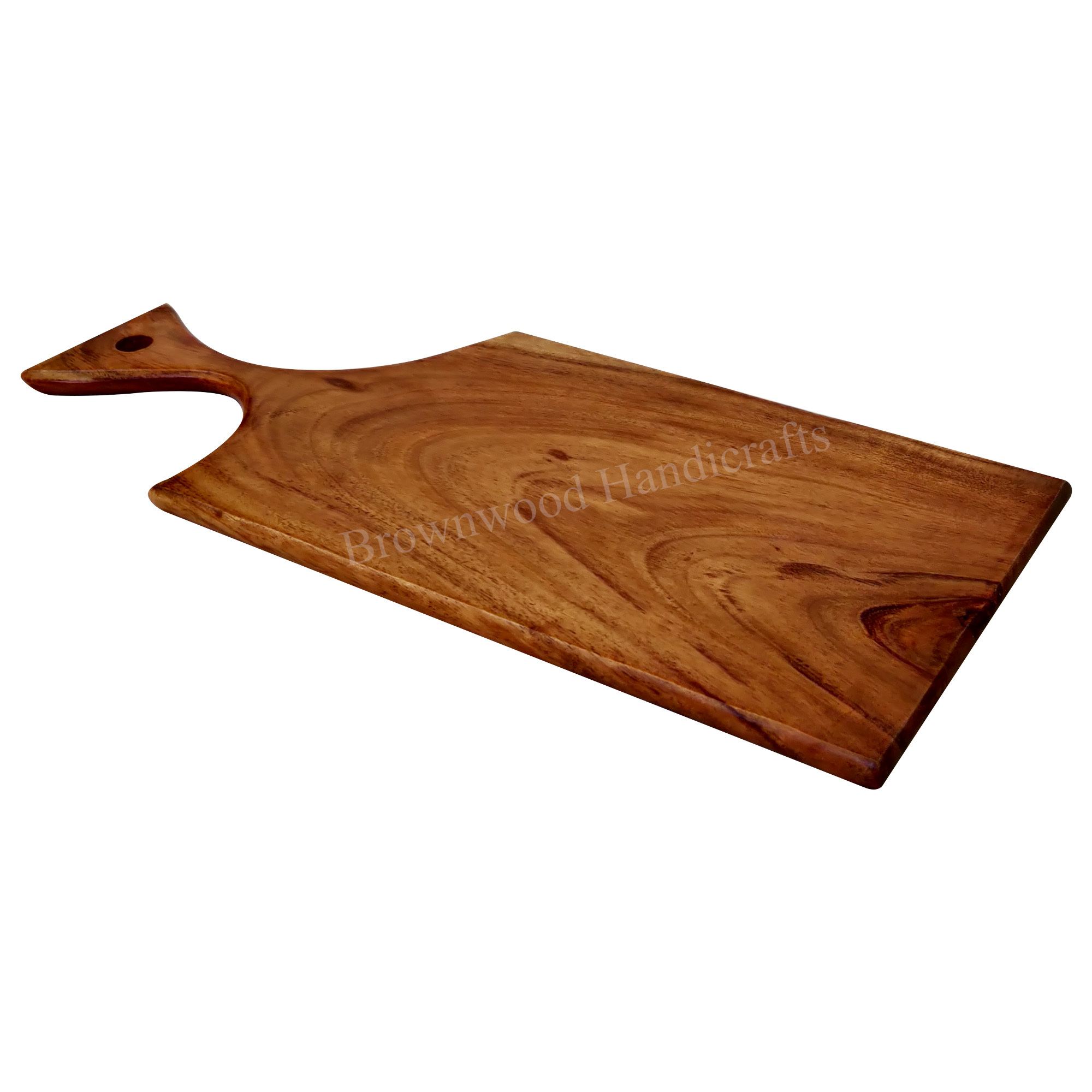 Acacia Wood Rectangle Chopping Board - 17 X 7 Inch, Natural Finish, Customized Colors And Logo Options