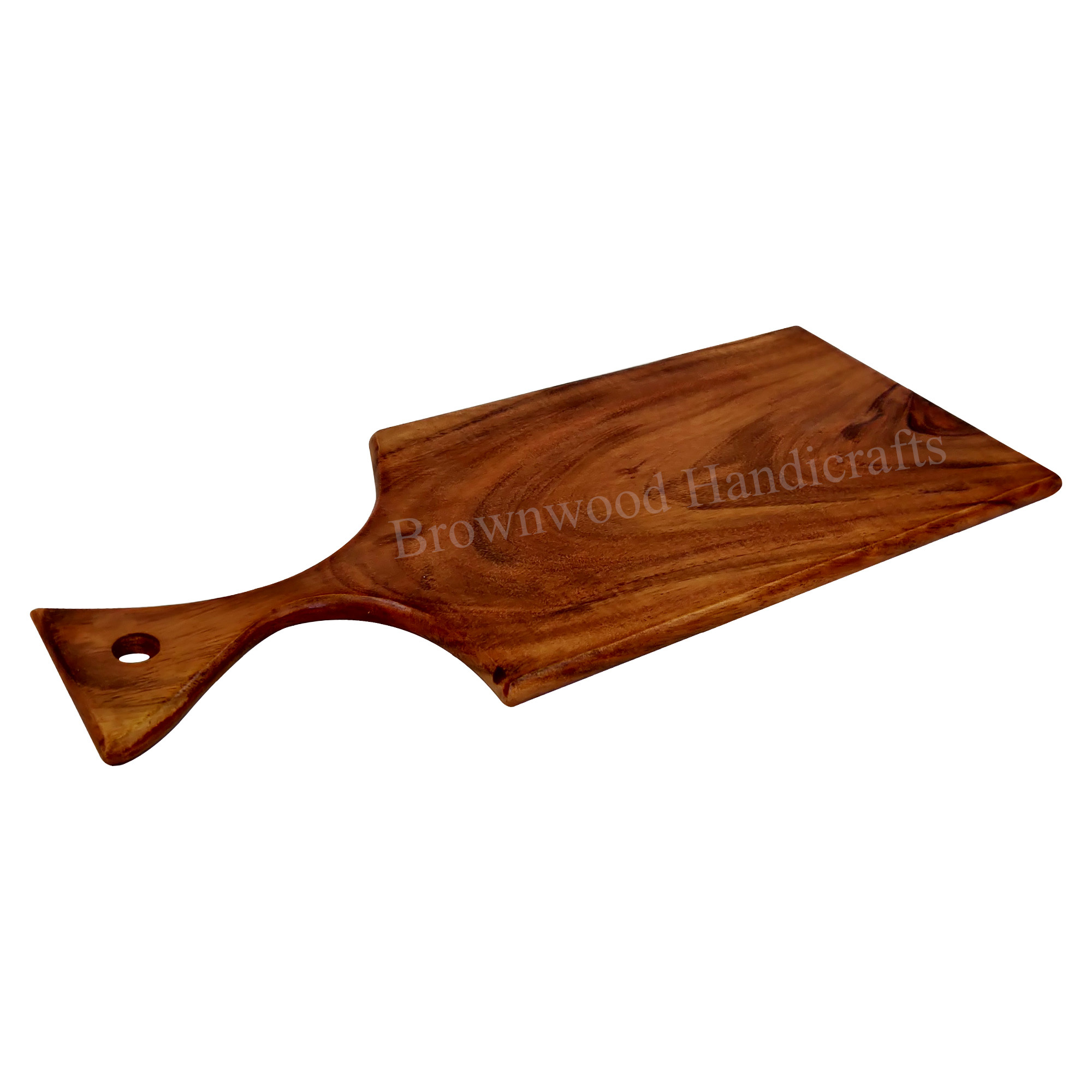 Acacia Wood Rectangle Chopping Board - 17 X 7 Inch, Natural Finish, Customized Colors And Logo Options