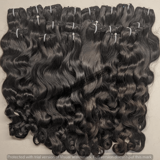 Natural Indian Hair Unprocessed Virgin Indian Human Hair From Indian Factory - Application: Profesional