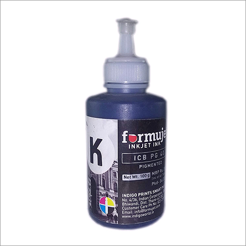 Black Formujet Ink Icb Pg40 - 100 Gm Inkjet Printing Ink | Toner Cartridge Style, Ideal For Printing And Photocopying, High-quality Raw Components