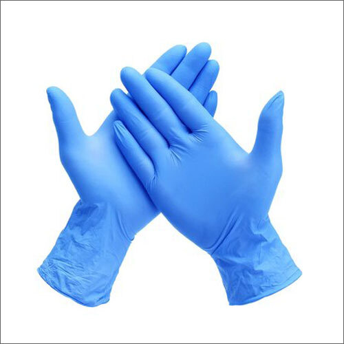 Nitrile Examination Gloves - Nitrile Material, Mid Forearm Size Range (Xs, S, M, L, Xl), White Color | Disposable, Powder-free, Ce Approved, Fingertip Textured