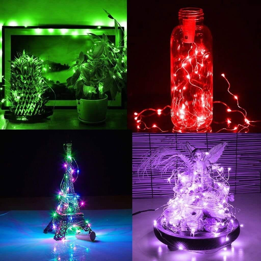 20 Led Bottle Cork Lights - Plastic 2m Length, Multi Color Led Fairy String Lights For Eco-friendly Decoration